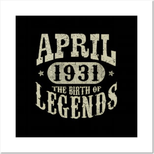 91 91St April 1931 Birth Of Legend Posters and Art